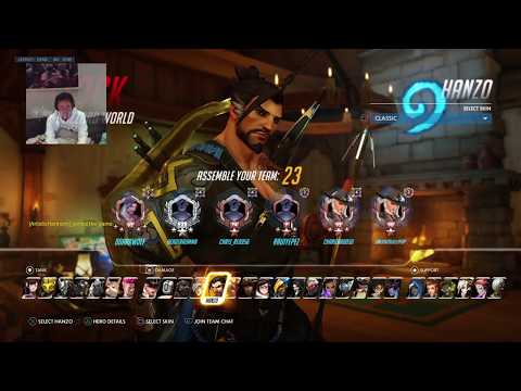 Overwatch NEW HERO ASHE 1st Time letsplay LIVE2