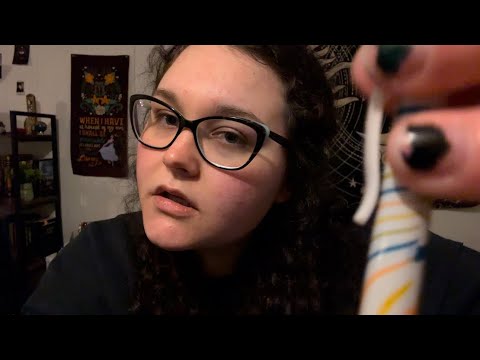 ASMR- chaotically trying to sell you a pen 🌸(fast & aggressive)