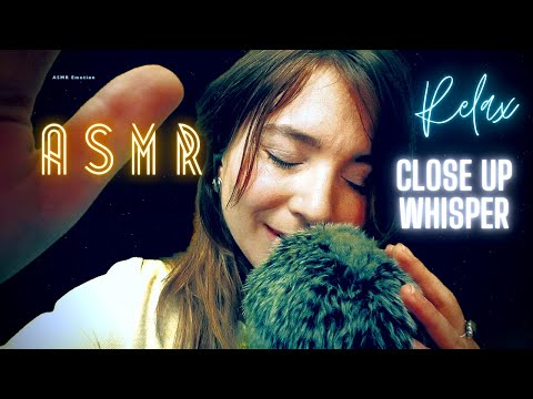 [ASMR] Female Slowly Close Up Personal Attention - Whisper Trigger Words for Relax & Sleep