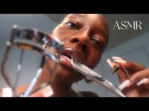 ASMR PERSONAL ATTENTION * DOING YOUR LASHES 👁️ * DON'T BLINK! [RP / Up Close]