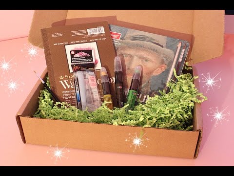 Paletteful Pack Art Supply Unboxing! (ASMR soft spoken/whispering)