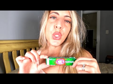 ASMR Bubblicious Gum Chewing, No Talking, Binaural 🎧