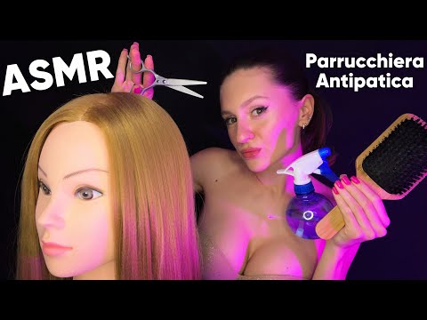 ASMR POV: PARRUCCHIERA ANTIPATICA 💇🏻‍♀️ Hair Brushing, Haircut, Whispers | Roleplay Ironico 🤣