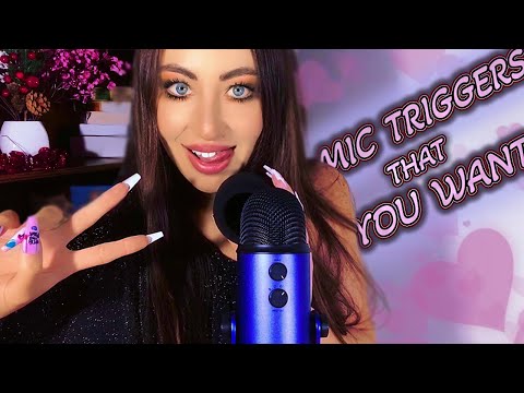 ALL ASMR MIC TRIGGERS that YOU NEED in 15 MIN 🤤😴