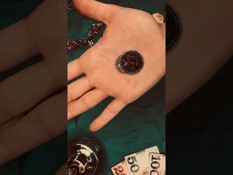 АСМР. монеты. грузинские деньги. нико пиросмани #asmrart #asmrcoins #asmrsleep