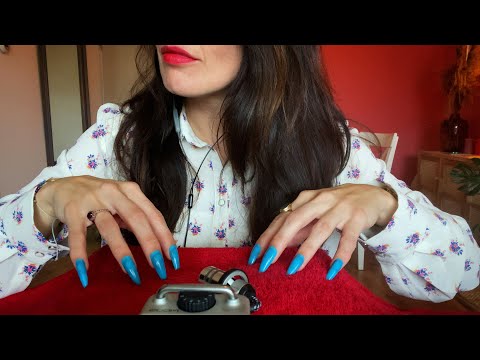 ASMR | Fast and Aggressive TOWEL Tapping and Scratching with NAIL Tapping | No Talking