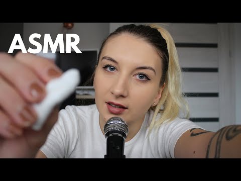 ASMR| GETTING SOMETHING OUT OF YOUR EYE - personal attention, mouth sounds