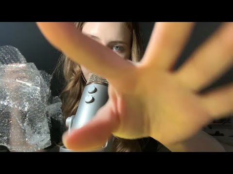 ASMR speeded up bubble wrap popping