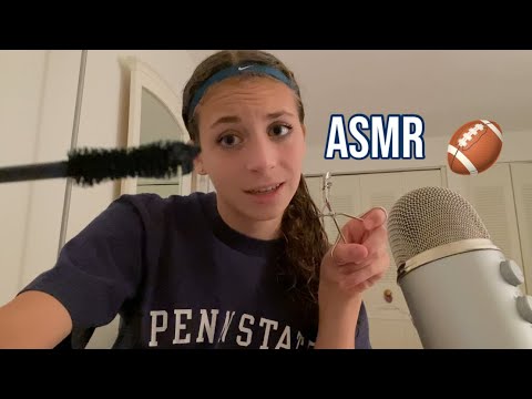 ASMR Mean girl does your makeup for the football game 🏈 RP