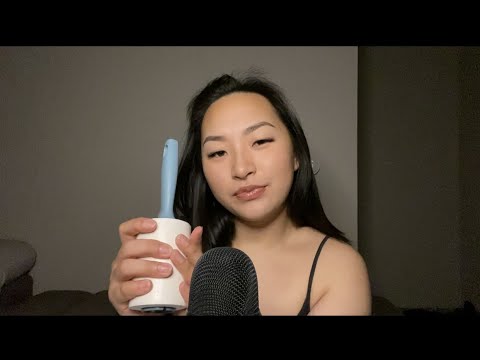 ASMR | Sticky Lint Roller Tapping + Brain Tapping/Scratching