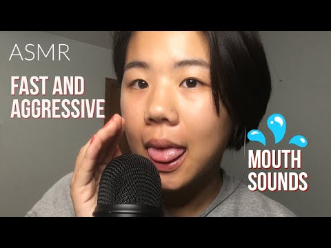 ASMR | Fast & Aggressive Mouth Sounds 👅💦