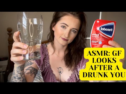 ASMR: You Come Home Drunk and Chat with Your Sober Girlfriend | Looks After You | Whispered
