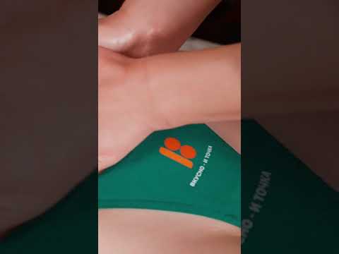 Exclusive asmr abdominal massage technique for girl #asmr #abdomen #shots