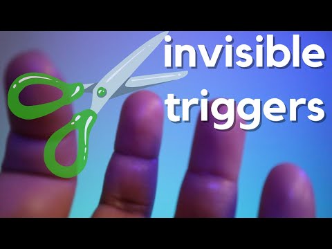 ASMR | Invisible Triggers with Whispering (Camera Tapping, Plucking, Lid Sounds, Scissor Sounds etc)