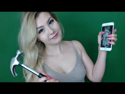 ASMR Breaking My iPhone-Shattering Glass