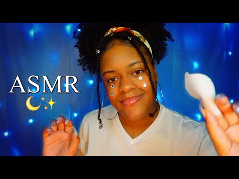 ASMR ✨ best friend takes off your makeup ♡ (juicy gossip, relaxing personal attention)🌸