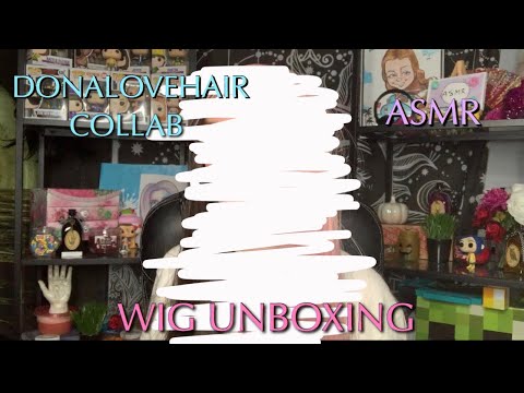 DONALOVEHAIR WIG UNBOXING COLLAB | ASMR | REVIEW | WHISPERED