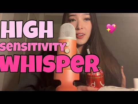 ASMR super close whispers (so relaxing) 🌘
