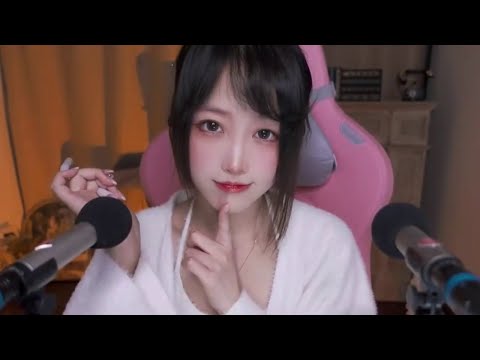 ASMR Mouth Sounds & Ear Cleaning 😴💗