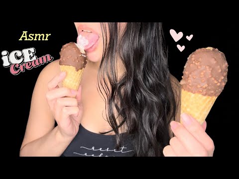 Asmr Trying Different Ice Cream Cones No Talking