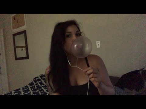 ASMR Bubble Gum Blowing, Popping, Chewing, Snapping, Inhaling for Relaxation (lofi)