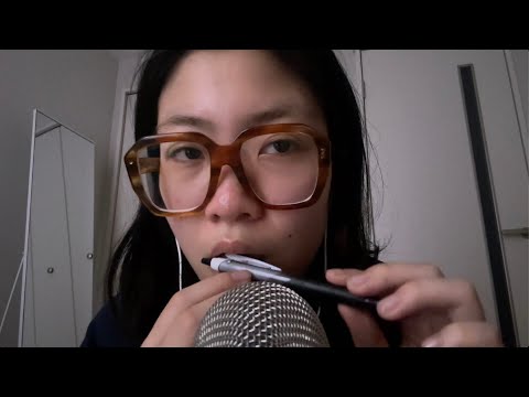 ASMR MAKING YOU SLEEP IN 20 MINUTES (pen nibbling, counting in different languages...etc)