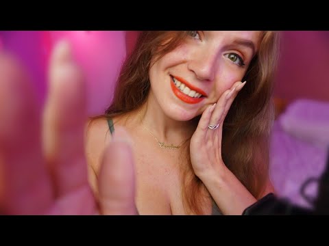 ASMR Giving you ALL the FACE ATTENTION, face touching, eye covering