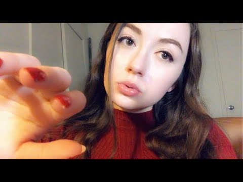 ASMR Helping You Sleep Roleplay (mouth sounds, hand movements, personal attention)