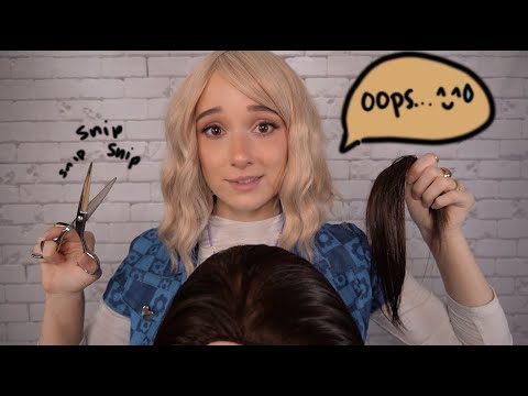 ASMR Haircut **Very Professional** | Relaxing, Unpredictable, Chaotic But Soft?