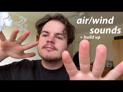 Lofi Fast & Aggressive ASMR Hand sounds, Air/Wind Sounds + Build up & Tapping/scratching