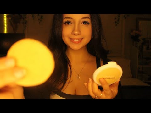 ASMR Friend does your Make Up for A DATE! 💄 Layered Sounds, Personal Attention, Soft Spoken