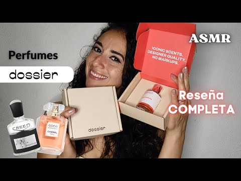 Reseña de Perfumes DOSSIER Aventus de Creed y Coco Mademoiselle de Chanel 🤗😍 | ASMR en español