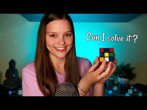 ASMR Solving Rubik's Cube - Whispered Explanations & Tingly Sounds