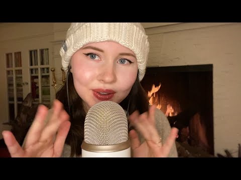 ASMR by the Fire~Christmas Trigger Words!✨🎄