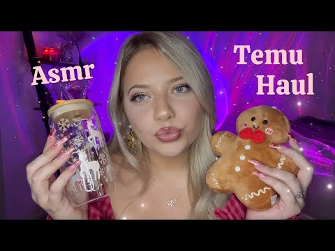 Asmr Temu Haul (Holiday Edition) 🎄Tapping, Scratching, Crinkles