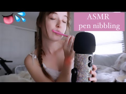 ASMR pen nibbling💦