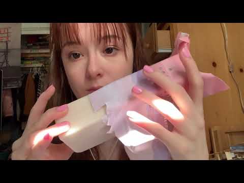 Tapping ASMR (unboxing, soap tapping)