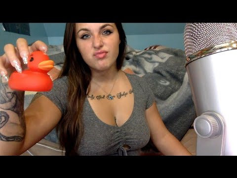 ASMR- Tapping/Scratching On Just RED Items!