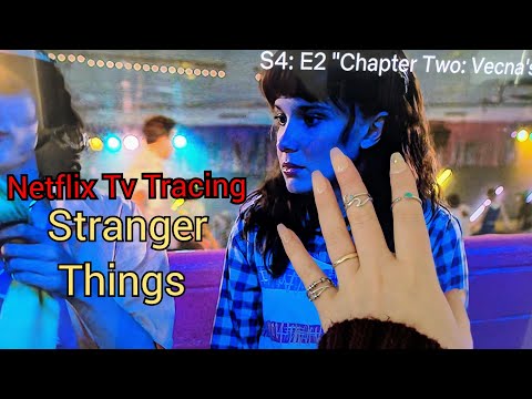 ASMR Netflix TV tracing (Stranger Things Season 4 episode 2)
