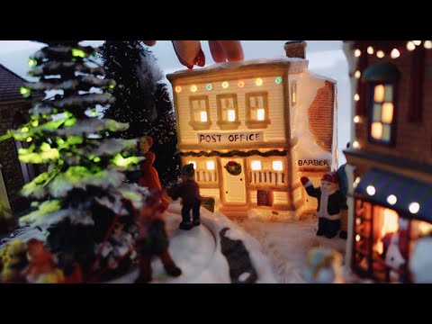 ASMR | My Christmas Village (Relaxing Whispers, Tapping)