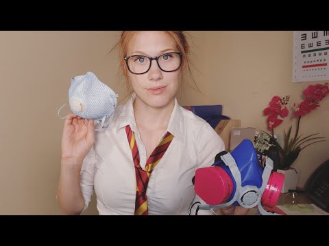 [ASMR] Respirator Mask Sales Rep | 60 FPS | Personal Attention, Tapping and More