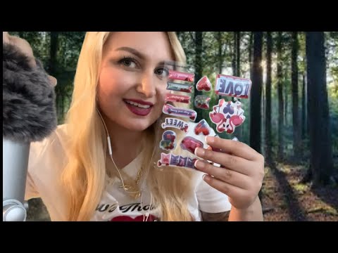 ASMR- Very Gently Placing Stickers On Your Face❤️[Polish Accent]