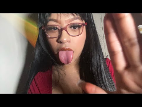 ASMR 30 minute lens licking,kissing,mic licking ,mouth sounds,lipgloss sounds