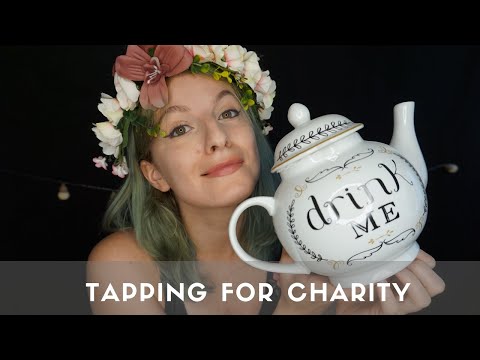 ASMR 💤  2min Tapping for charity Sophie Michelle's Collaboration ♡