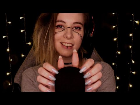 ASMR | 1h slow mic scratching, white noise - foam cover, no talking