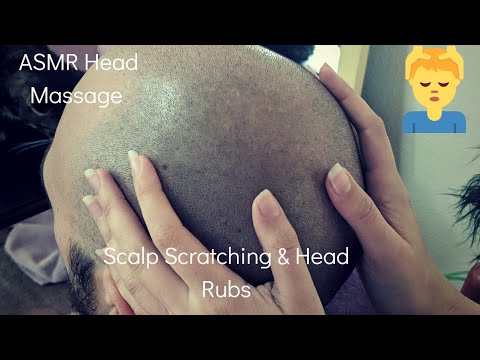 ASMR Ultimate Head Rubs and Massage | Head Tapping, scratching, Ear Play [He Fell Asleep!]