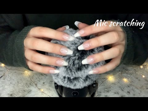 ASMR | Mic Scratching with long nails ✨💕 (no talking after intro)
