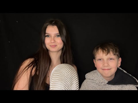 My Brother Tries ASMR!! (Really tingly!!)