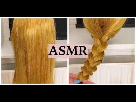 ASMR I BOUGHT A MANNEQUIN HEAD 👧🏼(Relaxing Hair Play, Brushing & Braiding)