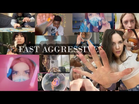 My Subscribers Do FAST & AGGRESSIVE ASMR ⚡ And It Is SO GOOD!